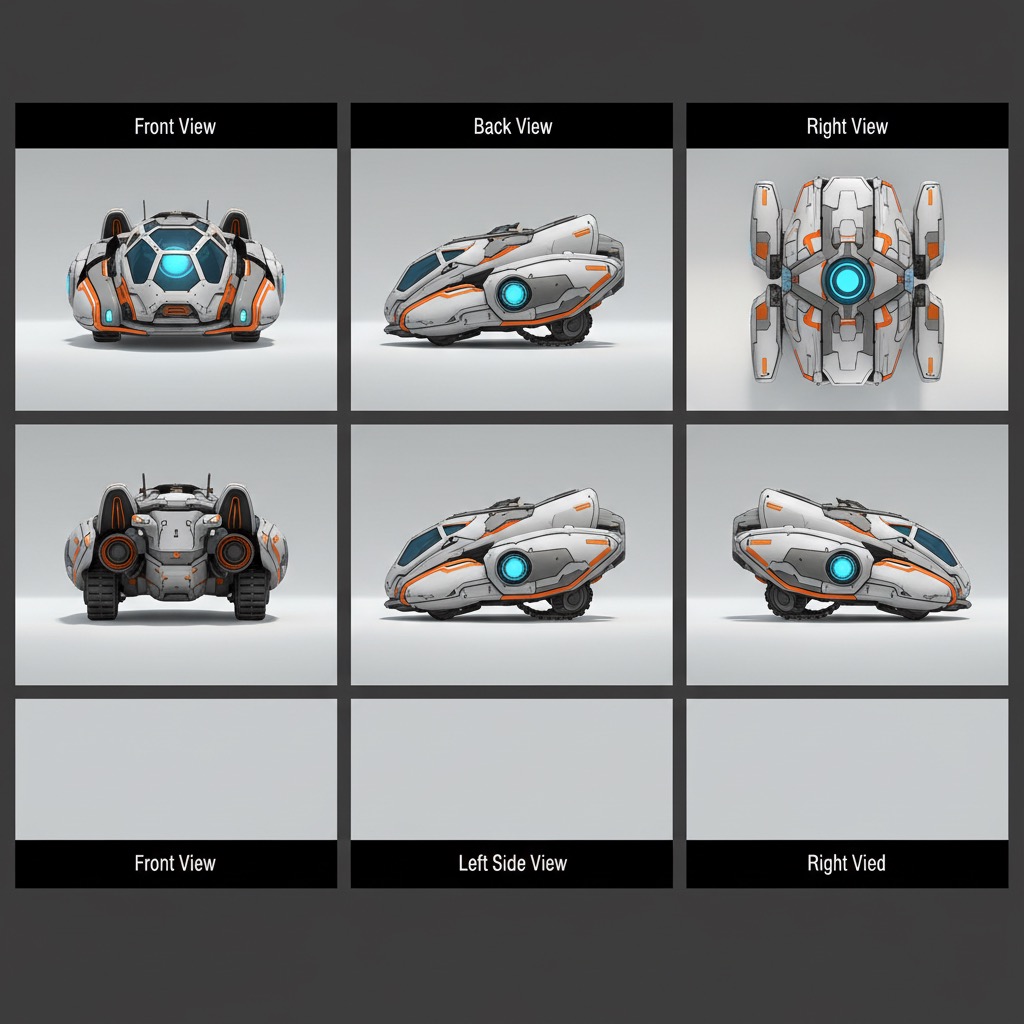 Multi View: an example made with Omni Banana