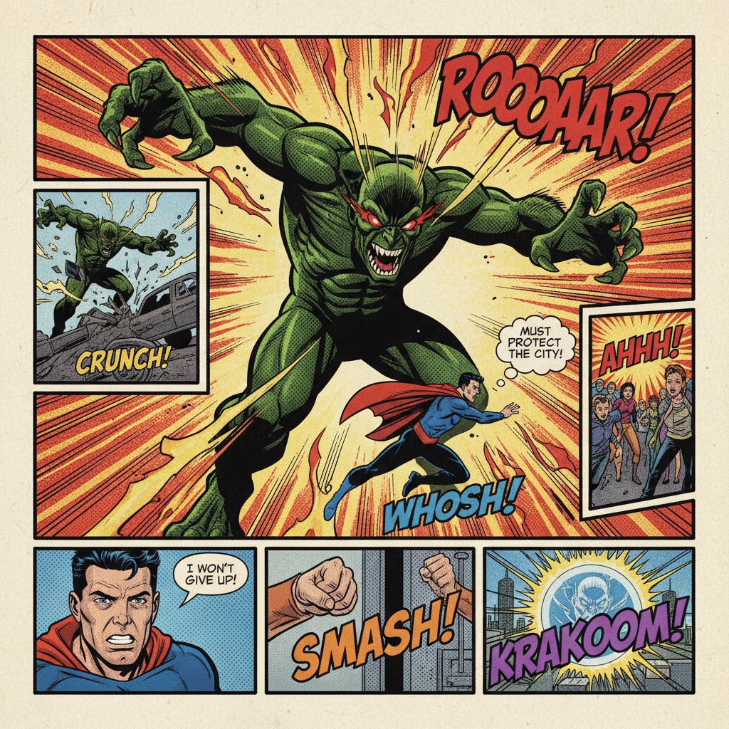 Comic Layout: an example made with Omni Banana