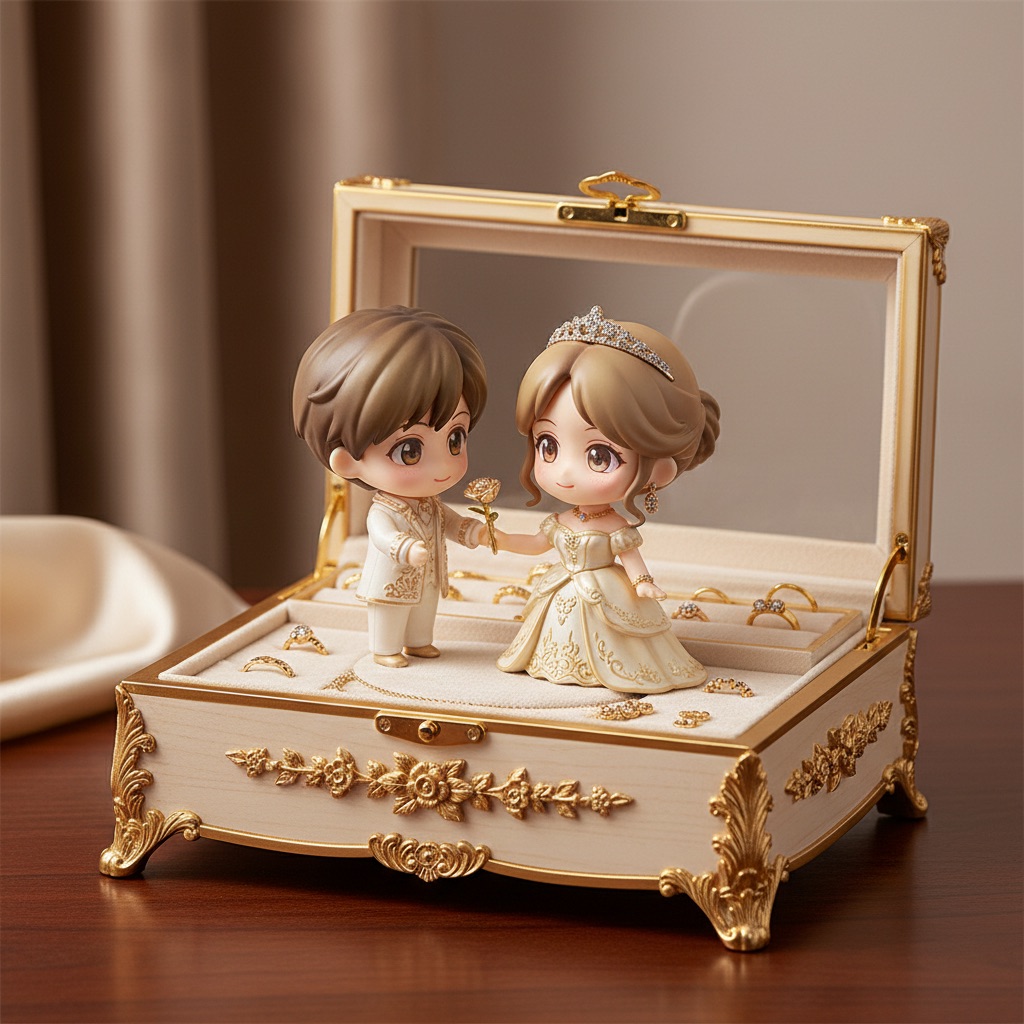 Couple Figurine: an example made with Omni Banana