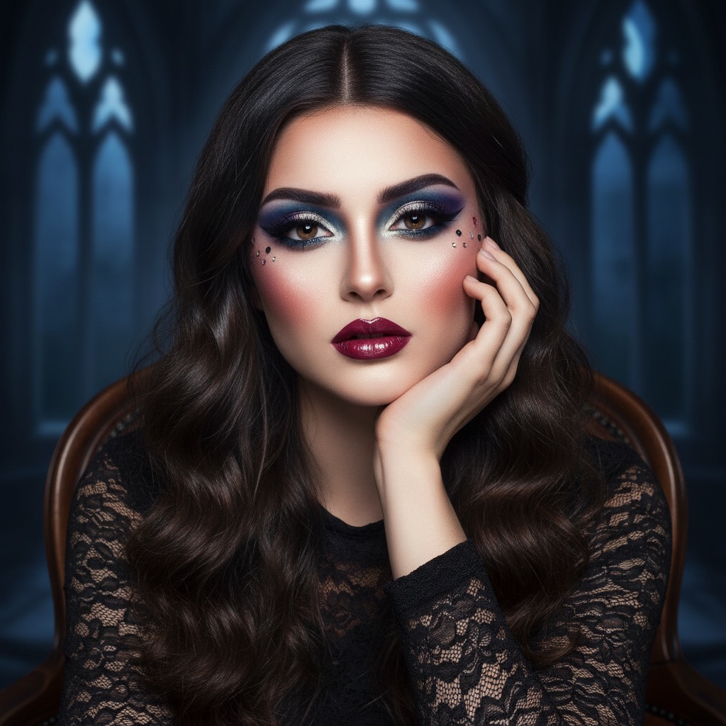 Virtual Makeup: an example made with Omni Banana