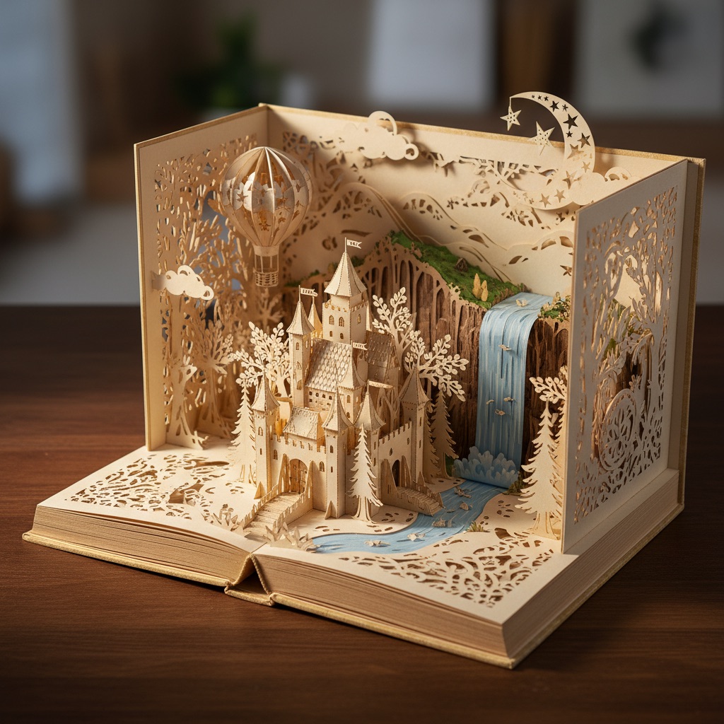 Popup Book: an example made with Omni Banana