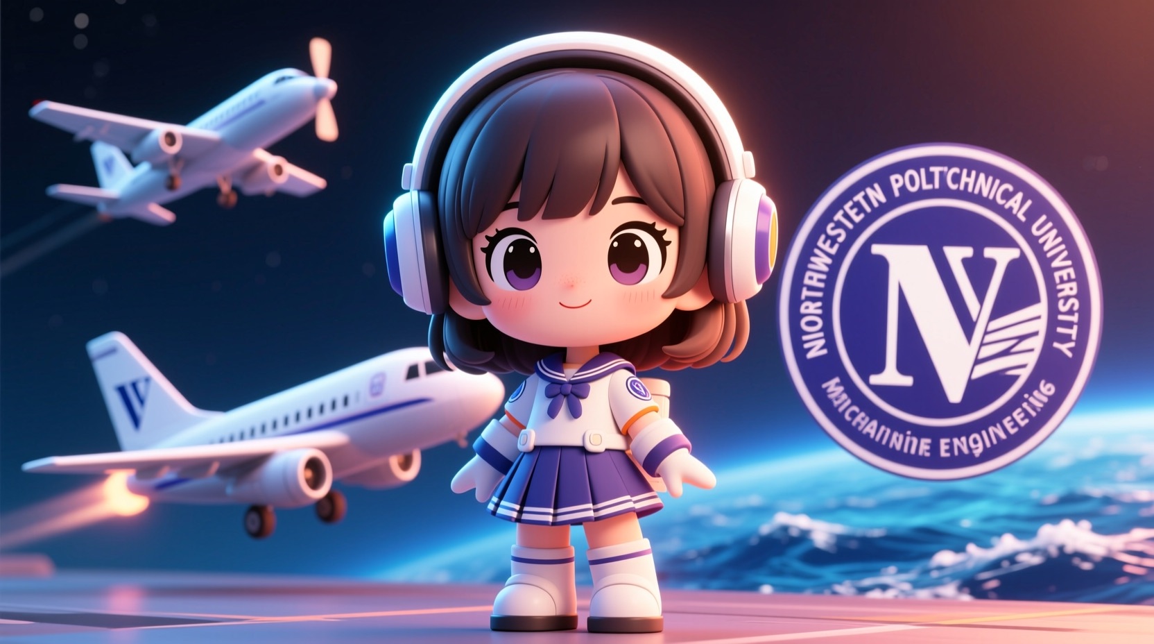 Chibi Mascot: an example made with Omni Banana