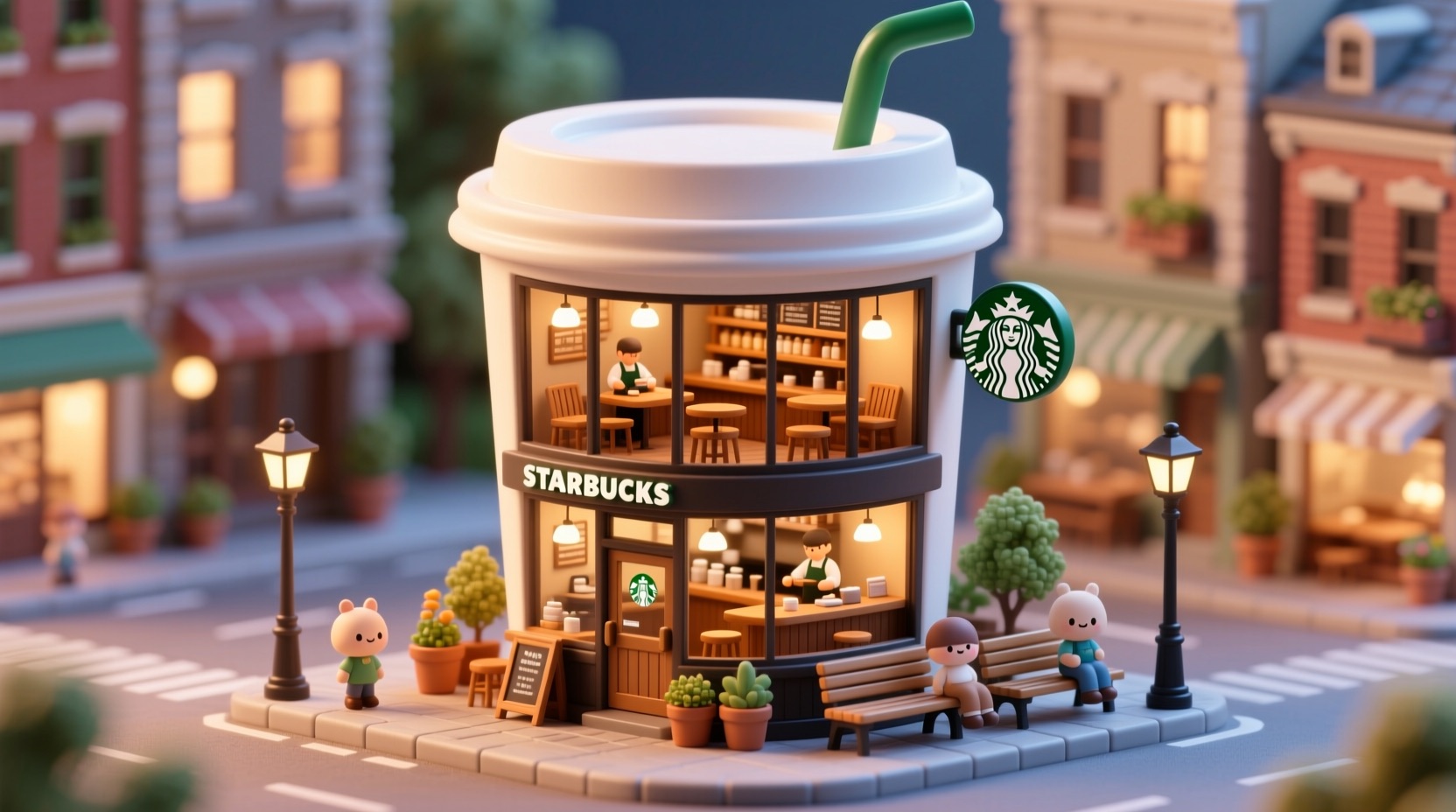 Mini Building: an example made with Omni Banana