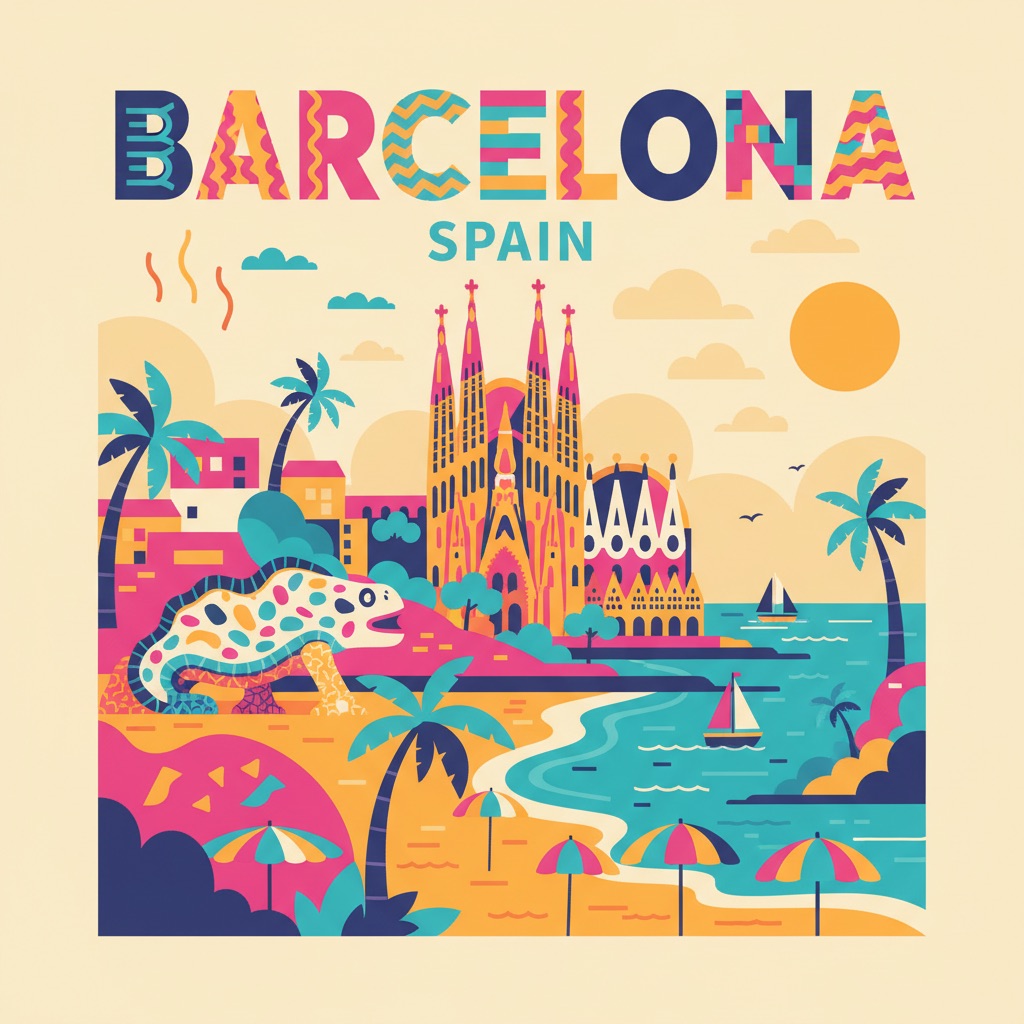 Vector Poster: an example made with Omni Banana