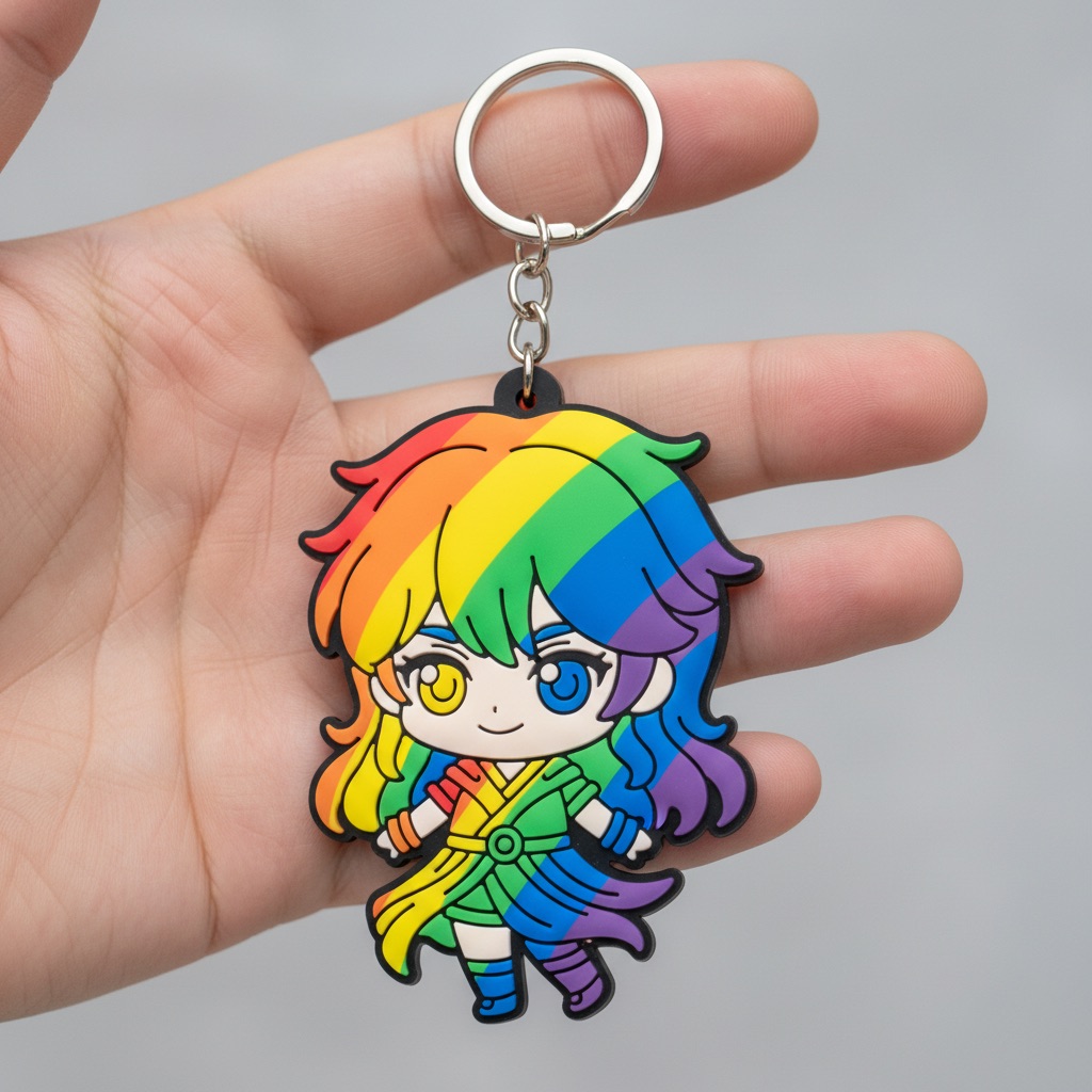 Chibi Keychain: an example made with Omni Banana