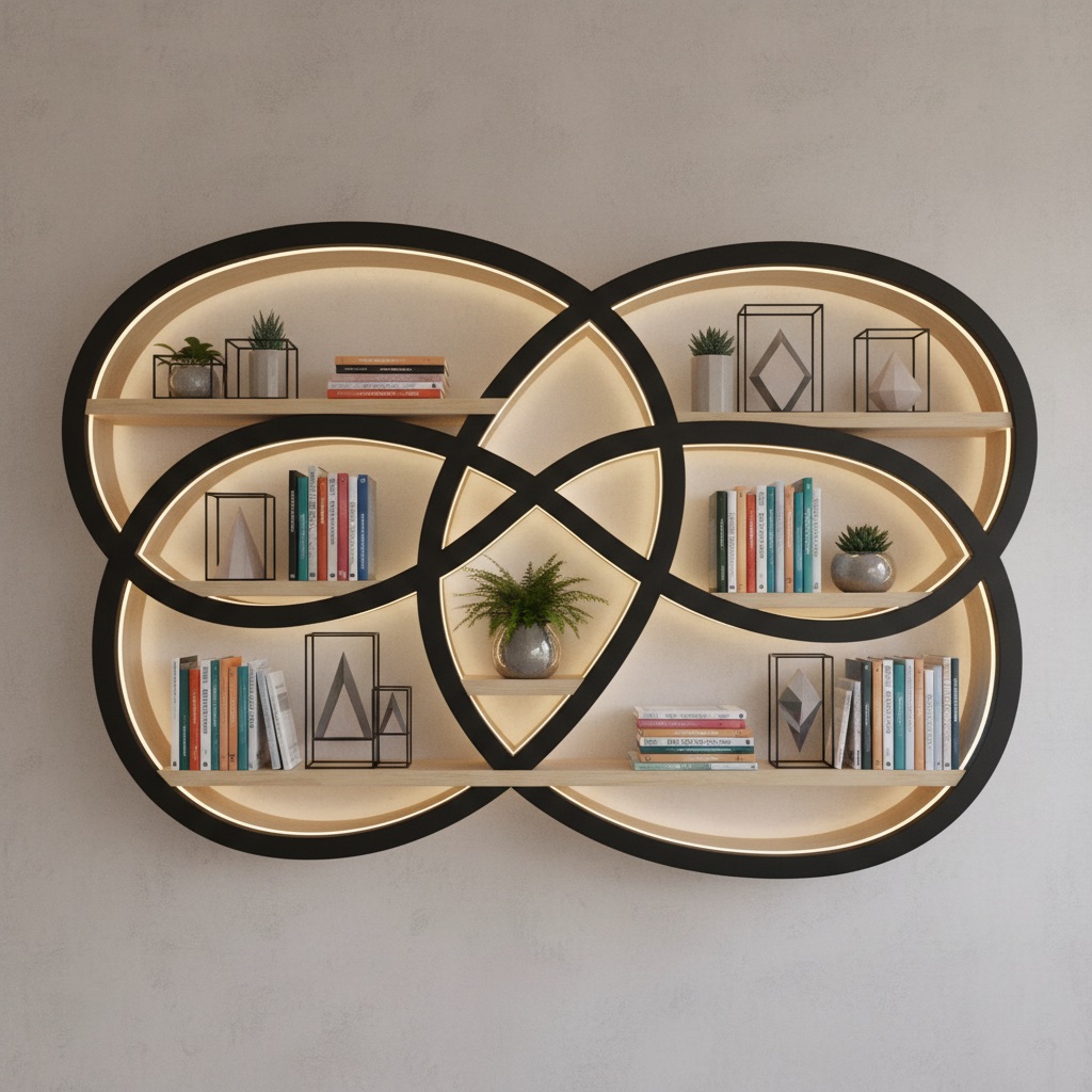 Logo Bookshelf: an example made with Omni Banana