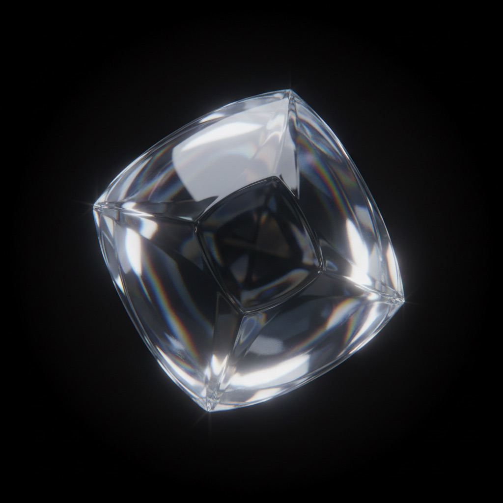 Glass 3D: an example made with Omni Banana