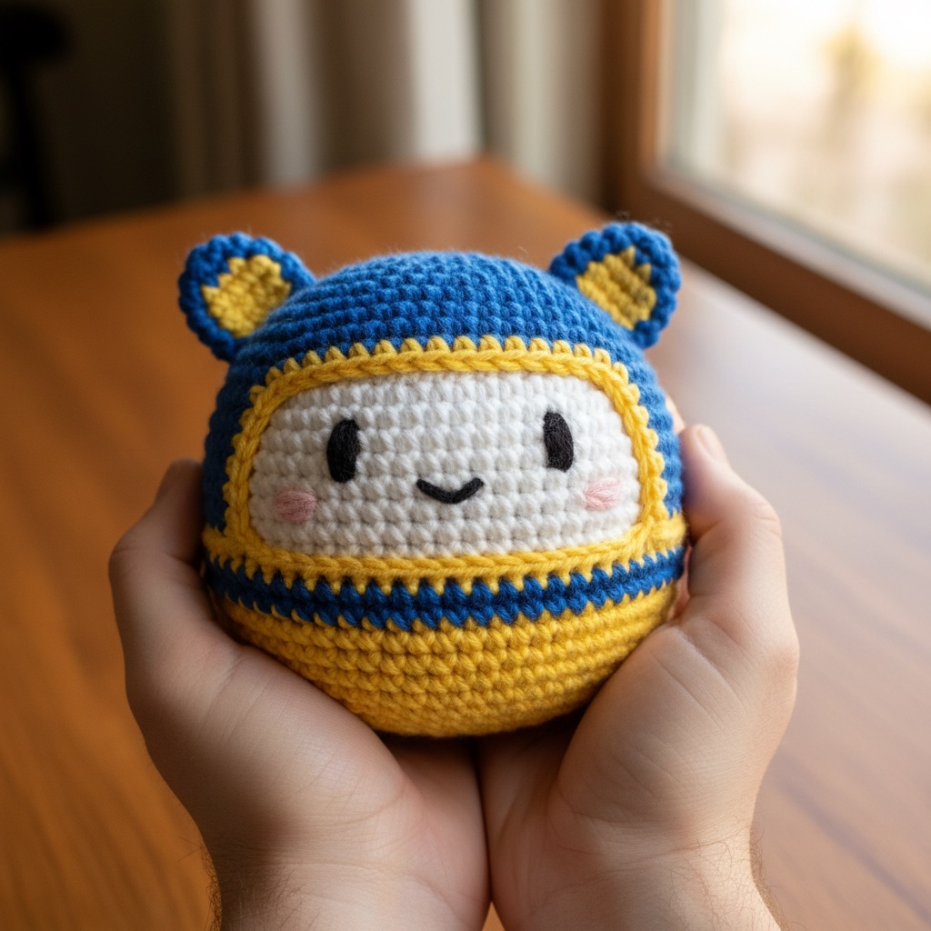 Knitted Doll: an example made with Omni Banana